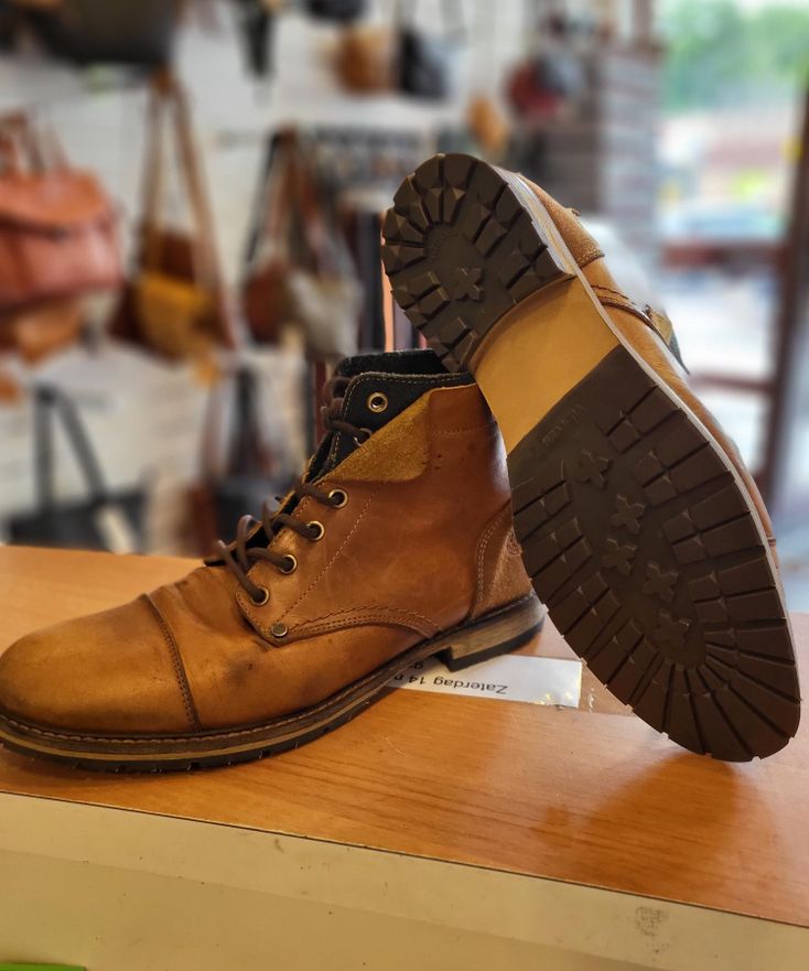 Heren boots zolen+hakken